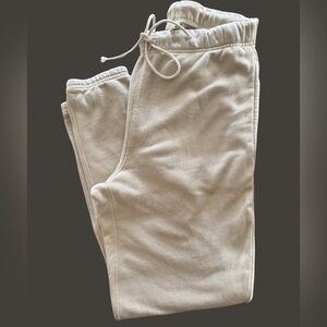 CREAM ELWOOD SWEATPANTS